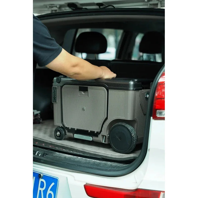 Luggage Travel Suitcase TravelSmart Riding Boarding Bag Elderly Scooter 20-Inch Electric Luggage Multi-Function Trolley...