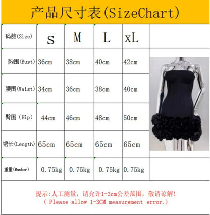 2025 Stereoscopic Flowers Laceing Strapless Red Bandage Mini Evening Dress Sweet Woman Birthday Party Dress Performance...