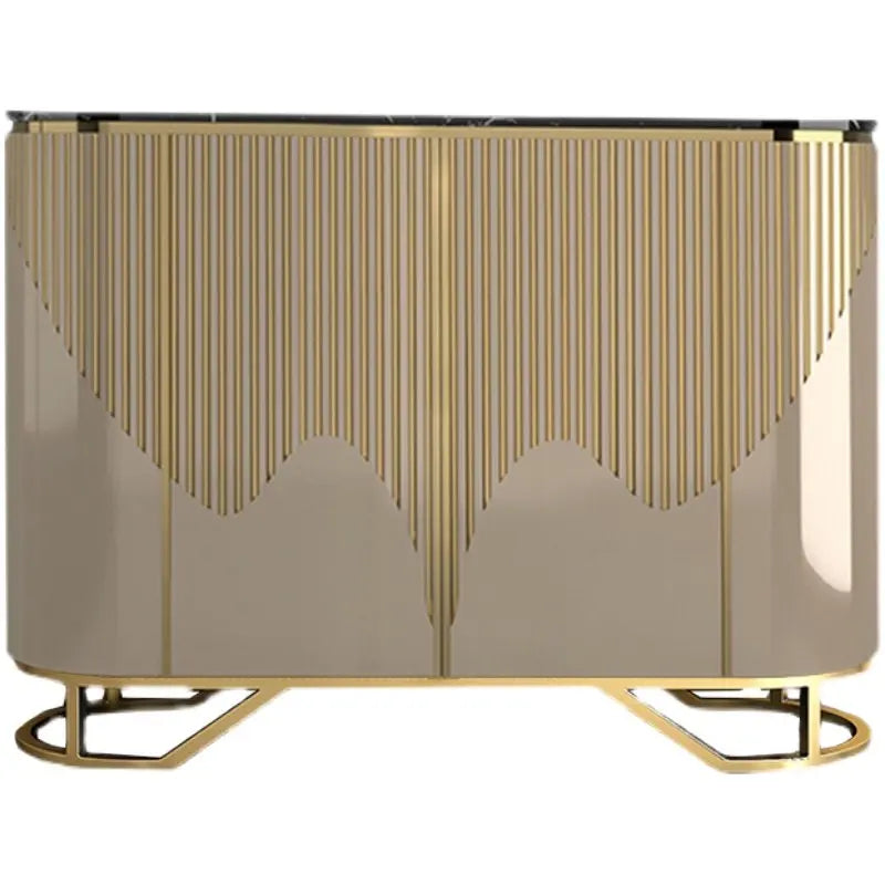 Narrow Luxury Living Room Cabinets Gold Classic French Narrow Living Room Cabinets Space Saving Meuble Rangement...