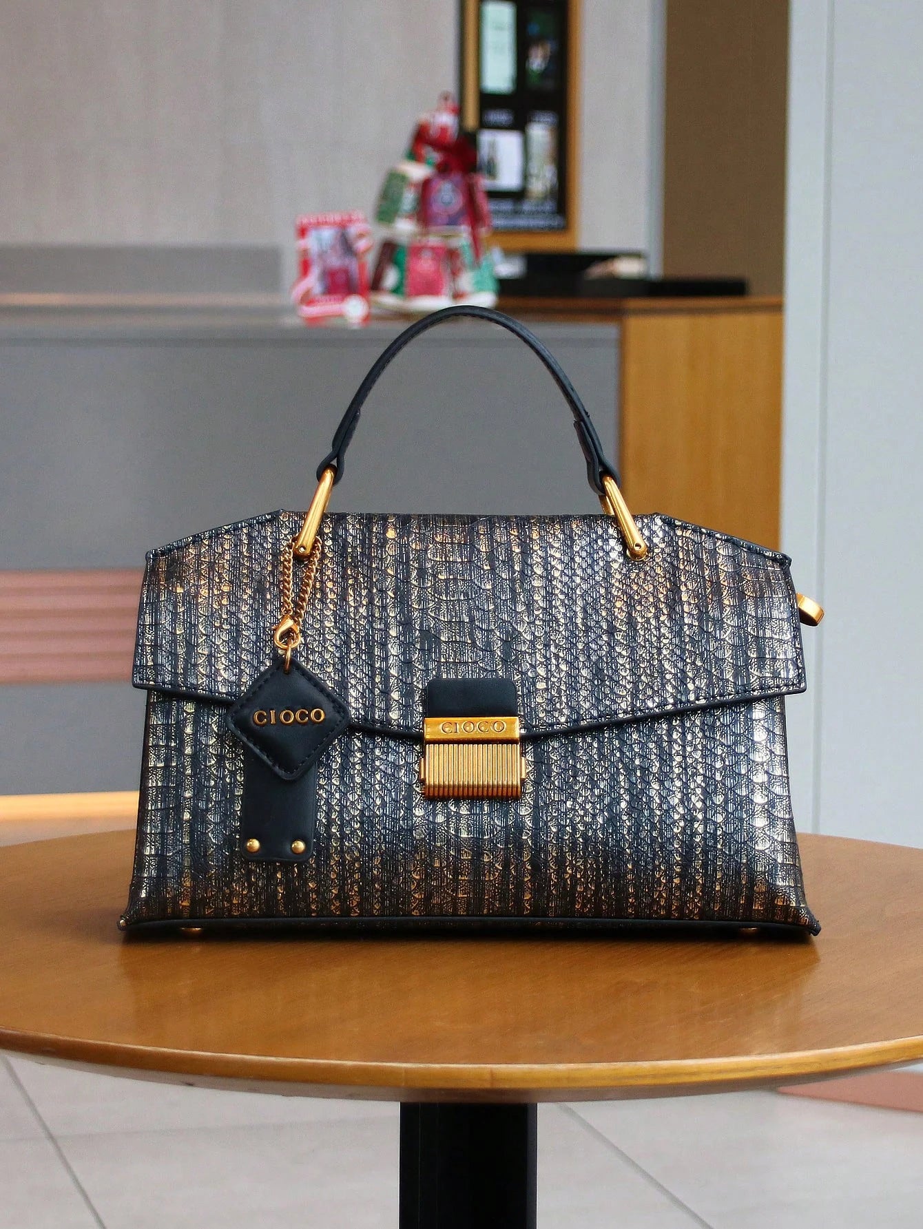 2026 New Retro Blue Snake-Shaped High-Grade Handbag Fashion Luxury Handbag Lightweight Large-Capacity One-Shoulder...