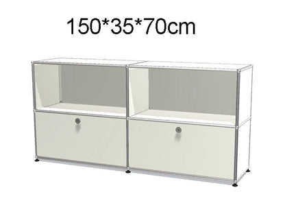 Module Modular DIY Furniture Storage Shelf Sideboard Customized Size Night Stand Cabinet Stainless Steel Home Use |...