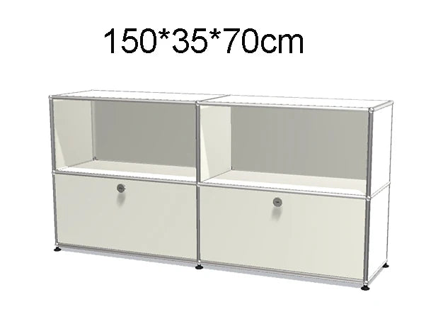 Module Modular DIY Furniture Storage Shelf Sideboard Customized Size Night Stand Cabinet Stainless Steel Home Use |...
