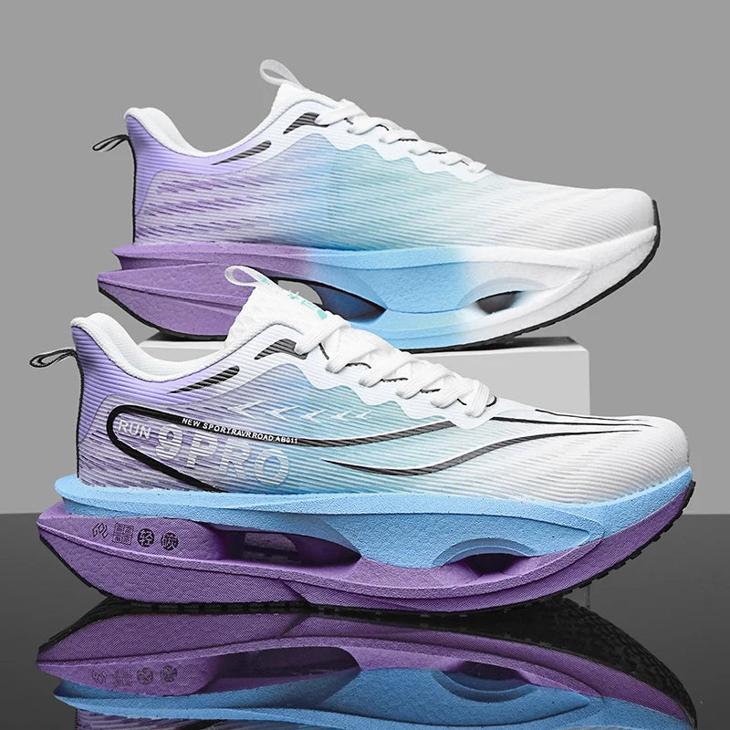 Carbon Board Marathon Running Shoes Men Comfortable Athletic Women's Sneakers Breathable Walking Basketball Sneakers Men