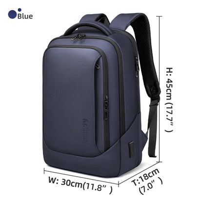 HK Men's Designer Laptop Bag Waterproof School Bags for College Boys Male Business Sports Travel Backpack Men With USB Charging