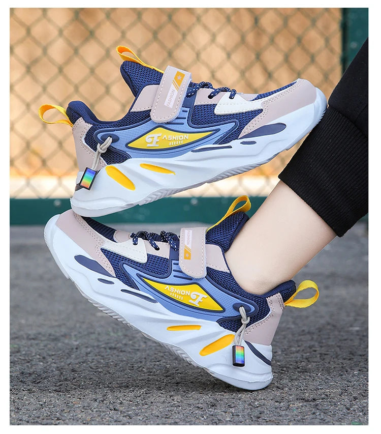 Children Boys Mesh Sports Running Shoes Breathable Non-slip For Girls Casual Running Walking Kid's Sneakers - Kimlud