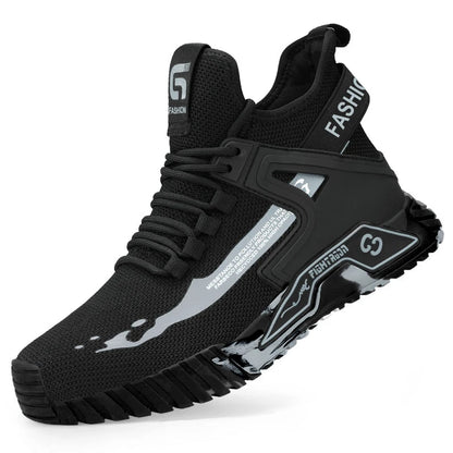 High Top Man Boots Safety Protective Shoes Steel Toe Work Shoes Men Anti-puncture Safety Shoes Men Women Work Safety...
