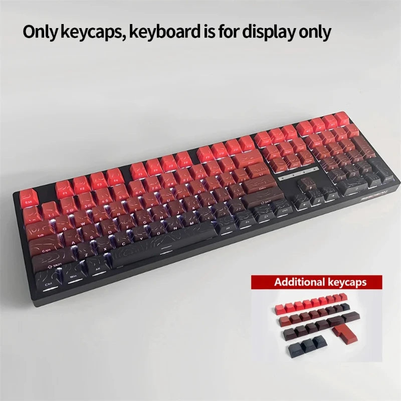 2026 New Cherry Height Keycap Side Print Dual Injection Character Full Set of OEM Keycaps suitable for Mechanical Keyboard