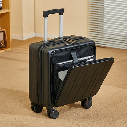 Luggage female small 18 inches suitcase swivel wheels male student durable sturdy thick password travel case