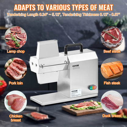 SucceBuy 17inch 54 Blades Commercial Meat Tenderizer 450W Electric Meat Tenderizer Machine for Pork Chicken Fish