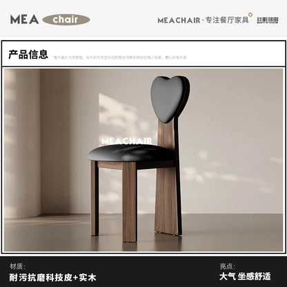 Italian Solid Wood Chair Dining French Home Makeup Chinese Antique Back Chair Single Hotel Dining Silla Comedor Furniture
