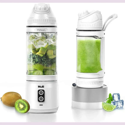 Portable Blender, 24Oz Travel Blender For Shakes And Smoothies, Usb Rechargeable Mixer With A Lid For Travel Gym