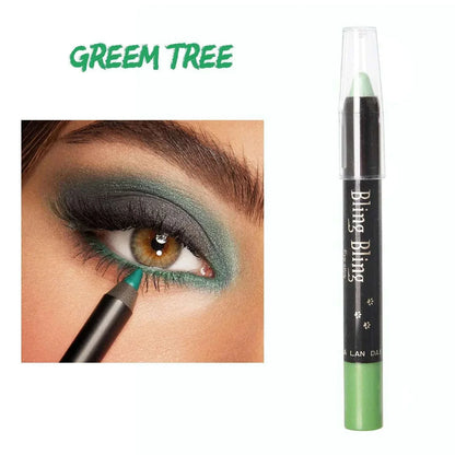 Pearlescent Glitter Eyeshadow Pen Eye Shadow Pencil Waterproof Matte Cream Nude Eye Makeup Pigment Silkworm Eyeliner Shadow Pen