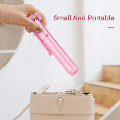 4in1 Wireless bluetooth compatible Selfie Stick LED Ring light Extendable Handheld Monopod Live Tripod for iPhone Android