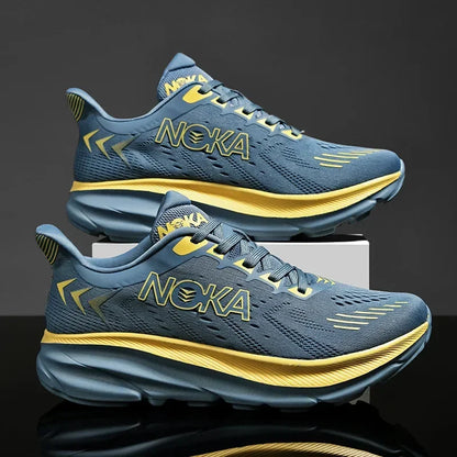 Men's Running Shoes Non-Slip Off-road Shoes Mesh Trainer Race Outdoor Breathable Cushioning Sneakers Couple Fashion Luxury shoes