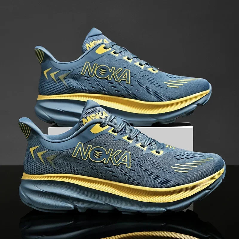 Men's Running Shoes Non-Slip Off-road Shoes Mesh Trainer Race Outdoor Breathable Cushioning Sneakers Couple Fashion Luxury shoes