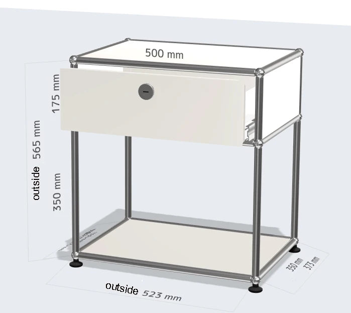 Module Modular DIY Furniture Storage Shelf Sideboard Customized Size Night Stand Cabinet Stainless Steel Home Use |...