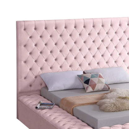 Deluxe Bedroom Furniture Set King Bed Classic Upper Set Diamond Tufted - Kimlud