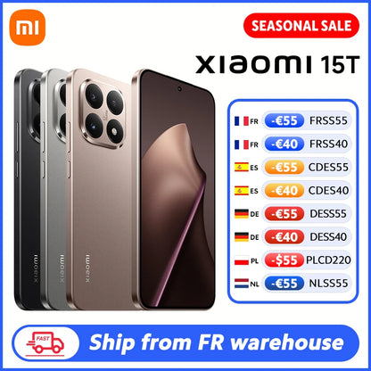 Global Version Xiaomi 15T 5G Smartphone 12GB RAM 256GB / 512GB ROM Leica Camera 6.83" AMOLED 120Hz 67W MTK Dimensity 8400-Ultra CPU NFC - Kimlud