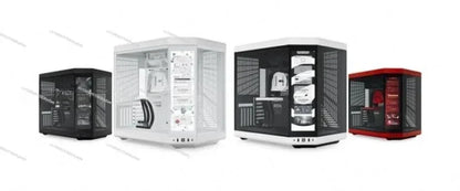 New HYTE Y70 Touch Dual Chamber ATX Mid Tower Modern Aesthetic Case With Integrated 2.5K LCD Touchscreen