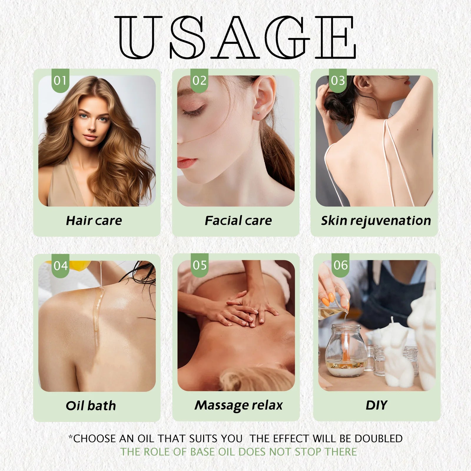 110ml Grape Seed Oil body oil Cold-Pressed 100% Pure and Natural Carrier Oil for Skin and Hair Suitable for everyday use