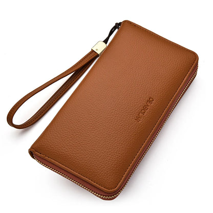 Men Wallets Long Style High Quality Card Holder Male Purse Zipper Large Capacity Brand PU Leather Wallet For Men