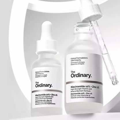 Korean Niacinamide 10% + Zinc 1% Serum 30ml Multi Effect Improve Texture Reduce Excess Oil Strengthen Skin Moisture Barrier