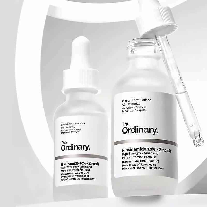 Korean Niacinamide 10% + Zinc 1% Serum 30ml Multi Effect Improve Texture Reduce Excess Oil Strengthen Skin Moisture Barrier