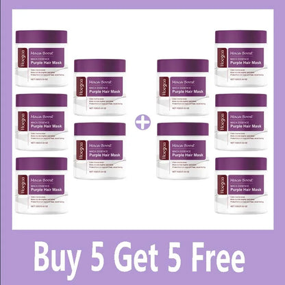 Magical Purple Hair Mask Professional Neutralizes Brass & Yellow Tones For Blonde Silver Gray Highlighted Hair Beauty Health