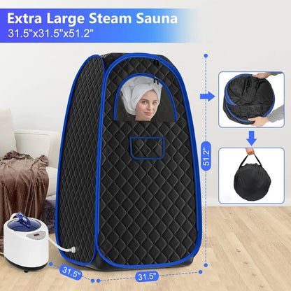 Sauna Box, Portable Steam Sauna, Portable Sauna for Home, Sauna Tent with Steamer