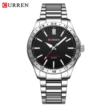 CURREN Men Fashion Ultra Thin Watches Simple Men Business Stainless Steel Quartz Watch Casual Watch For Man Relogio Masculino