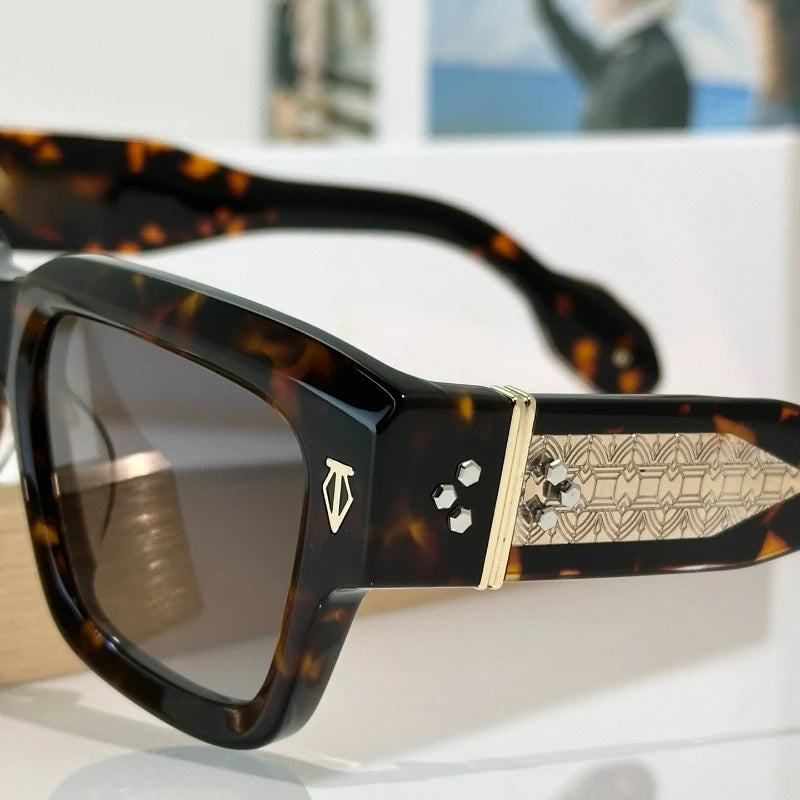 Japanese Style Vintage Thick Acetate Sunglasses TIRRENO For Men Women Fashion Square Designer Brand High Quality Eyewear...