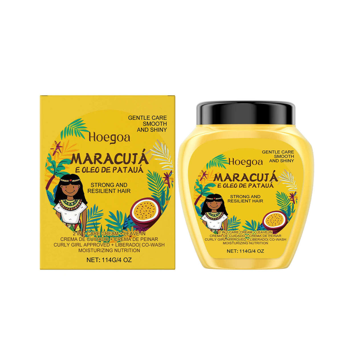 Leave-In Conditioner Cream with Plant Keratin & Argan Oil - Repairing & Frizz Control for Dry Damaged Curly Hair Shine...