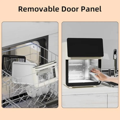 10L Large XL Pro Air Fryer Oven with Grill Combo for Kitchen Countertop Use 12-in-1 Smart Convection Ovens Air Fryer with Glass