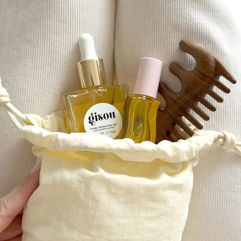 Gisou Honey Infused Hair Oil Travel Size 20/50 ml Enriched With Mirsalehi Honey Improve Dry Hair Long Lasting Essential Care - Kimlud