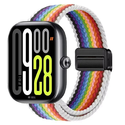 Magnetic Braided Nylon Loop Band for Xiaomi Redmi Watch 6 5 4 Strap Adjustable Sport Replacement Correa Bracelet Mi Band...