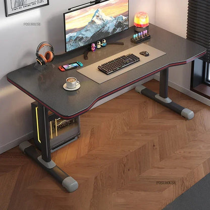 High-end Desktop Computer Desks Home Office Furniture Simple Gaming Desk Student Study Table Workbench Liftable Computer Table J - Kimlud
