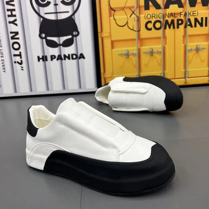 Sneaker Casual Men Designer Cover Bottom Board Shoe Fashion Microfiber Leather/Mesh Breathable Increased Internal Platform Shoes