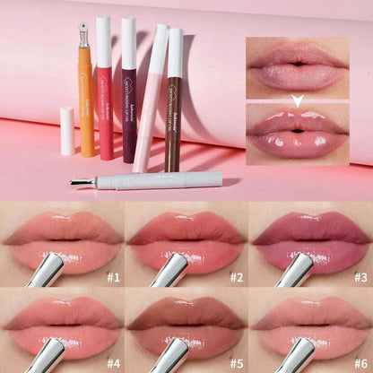 lakerain6 color lip essence set lasting moisturizing light lip lines moisturizing hydration honey rose fragrance lip balm