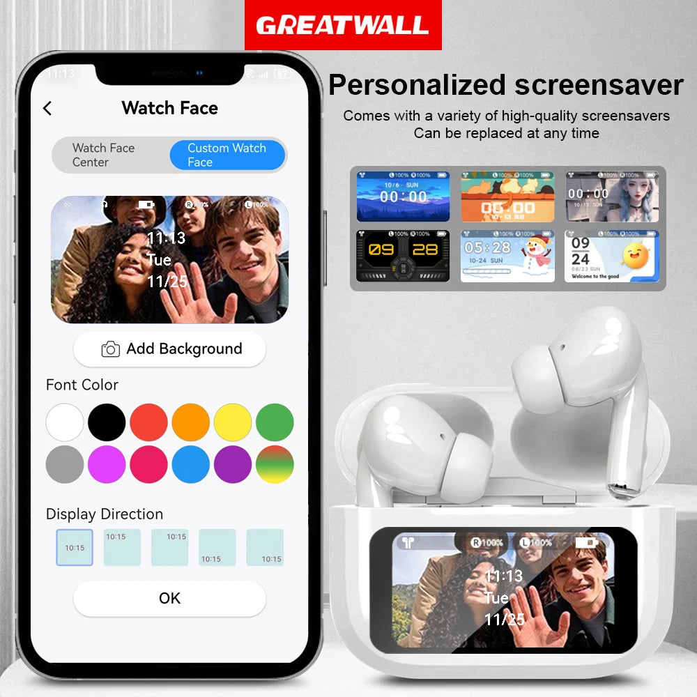 New Air Pro Wireless Bluetooth Earphones Headphones ANC Noise Reduction HiFi Sound Low Latency Earbuds HD Music Touch Headsets