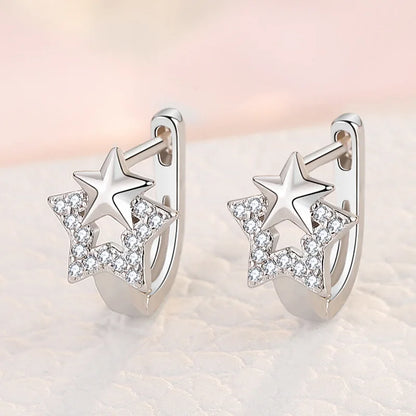 Wholesale Sweet Sapphire Earrings Jewelry Oval Shape Zircon Gemstone Stud Earrings Accessories Women Wedding Engagement...