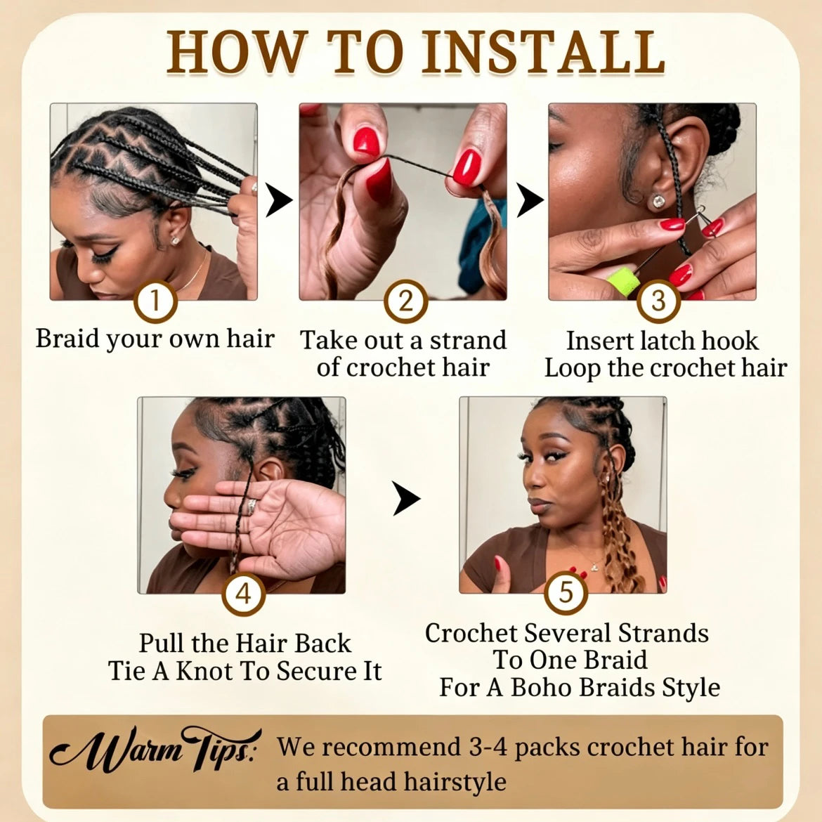#4/27 Highlight Colored Deep Wave Feather Crochet Human Hair Pre Separated Reusable Brazilian Raw Crochet Hair Invisible...
