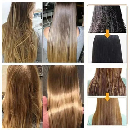PURC 8 Seconds Hair Mask Smoothing Straightening Keratin Hair Treatment Cream Soft Repair Damaged Frizz Professional...