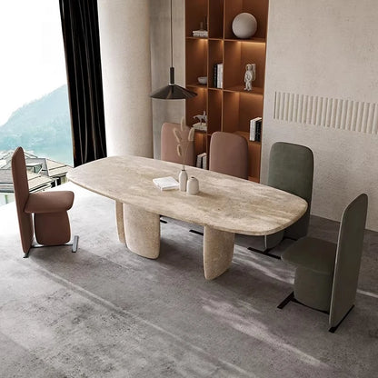 Kitchen Marble Dining Table Center Modern Nordic Designer Dining Table Reception Restaurant Mesas De Comedor Kitchen...