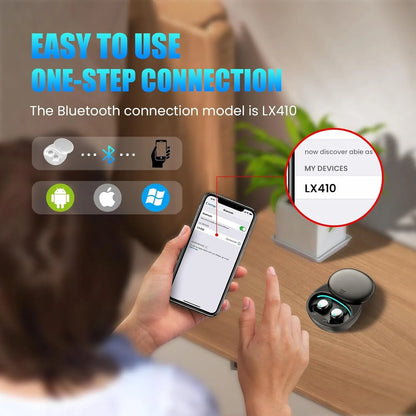 Wireless Earphone Sleep Earbuds for Side Sleepers Wireless Earbuds Comfortable Noise Blocking Music Sleep Dual Mode |...
