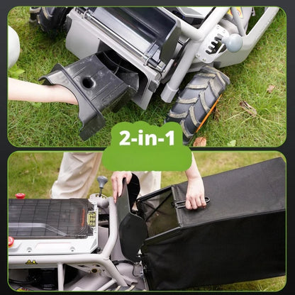 Customized Remote Control Lawn Mower 4WD 85% 40°Slope(Wide Wheels Edition) Cutter for Steep Slopes Smart Remote Mower |...