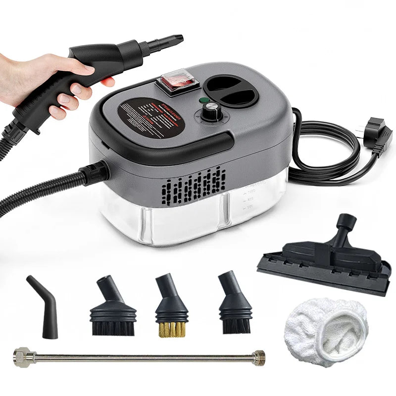 2500W High And Temperature Handheld Steam Cleaners Air Conditioner Kitchen Hood Car Steam Clean Machine Floor and More Cleaning - Kimlud