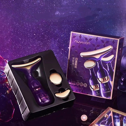 3 In 1 Skin Care Facial Firming Lifting Device Neck Facial Eye Massage Face Slimmer Anti Aging Skin Care Face Sculpting Tool