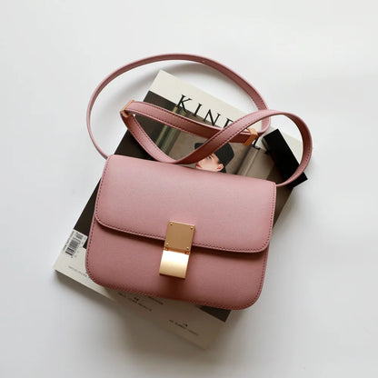 UBELLIN Large Women Handbag Bag Single Flap Lock Fashion Interior Compartment Solid Luxury Shoulder Bags Handbags 2024 - Kimlud