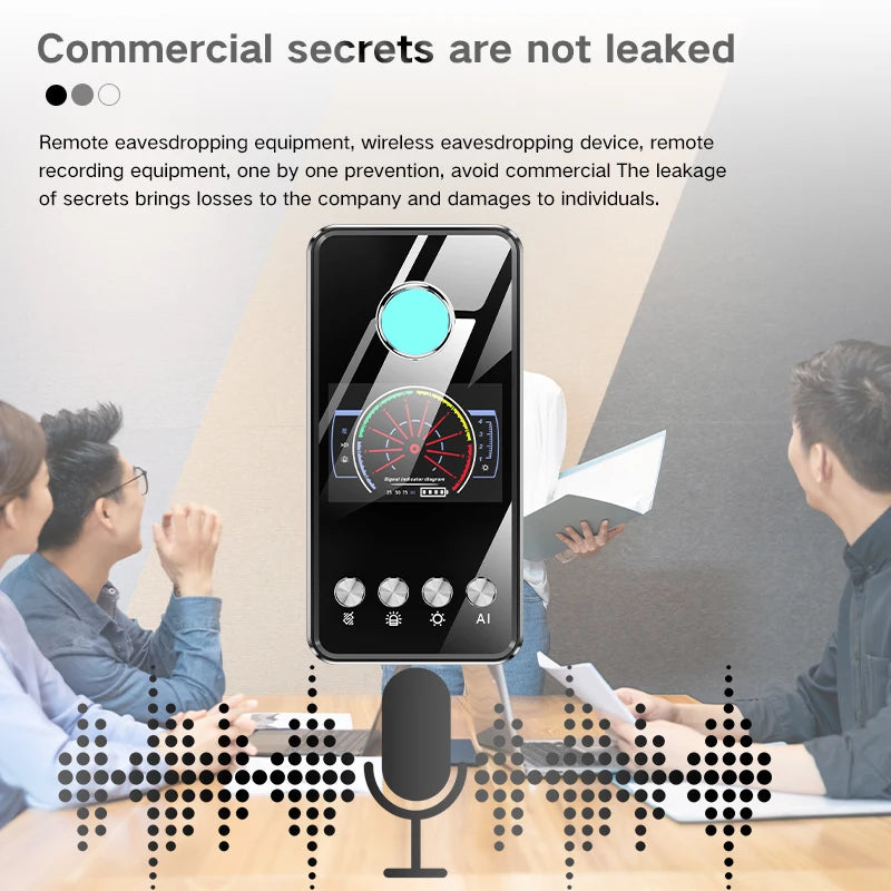 Laser Infrared Detector Signal GPS Tracker Mini Bug Finder Anti Spy Detector Wiretapping Wireless Cam Bug Gadget VS...