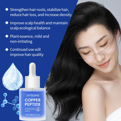 Copper Peptide Shampoo Hair Growth Serum Scalp Nourishing Spray Anti Hair Loss Essence Oil Strengthen Roots Dense Hair...